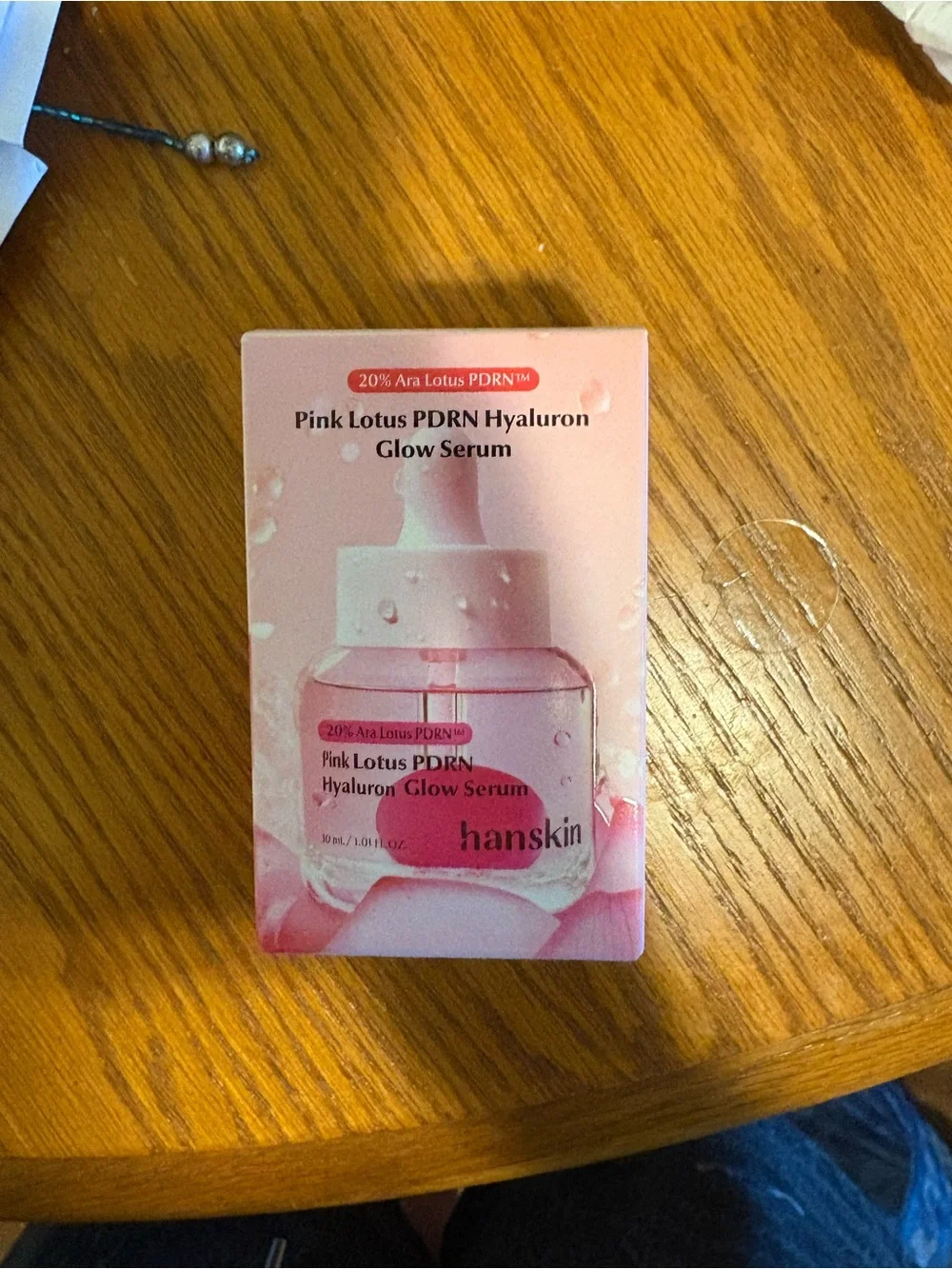 Hanskin Pink Lotus PDRN Hyaluron Glow Serum